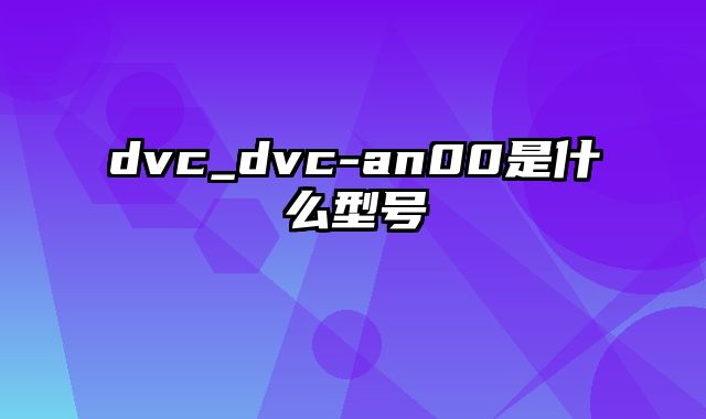 dvc_dvc-an00是什么型号